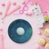 Aquarius Zodiac Astrological Sign - Planet Uranus Papieren Bordje (Feest)