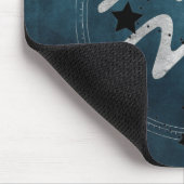 Aquarius zodiac black & Silver constellatie blauwg Muismat (Hoek)