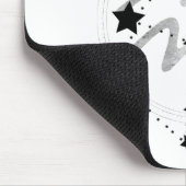 Aquarius zodiac constellation black and Silver Muismat (Hoek)