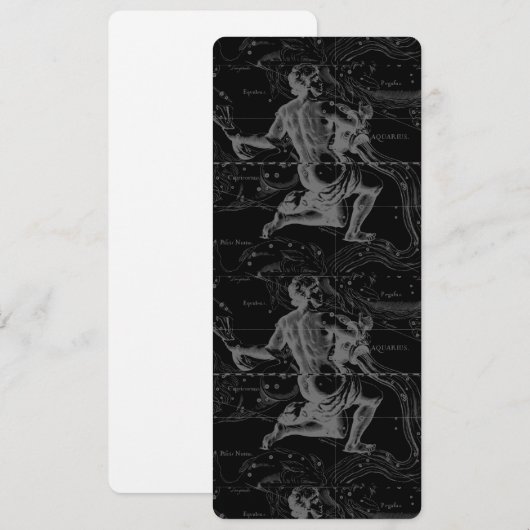 Aquarius Zodiac Constellation Hevelius 1690 (Voorkant / Achterkant)