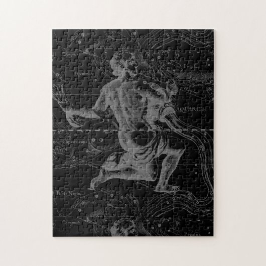 Aquarius Zodiac Constellation Hevelius 1690 Legpuzzel (Verticaal)