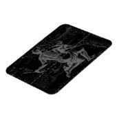 Aquarius Zodiac Constellation Hevelius 1690 Magneet (Linkerzijde)