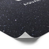Aquarius Zodiac Constellation Poster (Hoek)