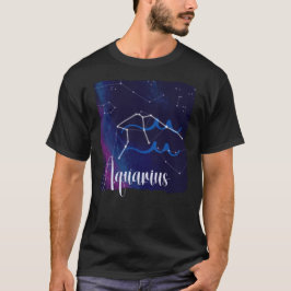 Aquarius Zodiac Constellation T-shirt