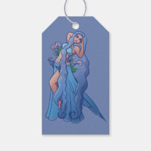 Aquarius Zodiac Goddess Belly Dancer Art Birthday Cadeaulabel