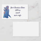 Aquarius Zodiac Goddess Belly Dancer Art Birthday Visitekaartje (Voorkant / Achterkant)