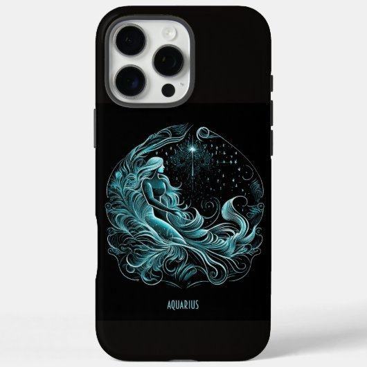 Aquarius Zodiac Horoscope Case-Mate iPhone Case (Achterkant)