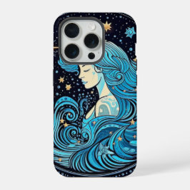 Aquarius Zodiac iPhone 15 Pro Case