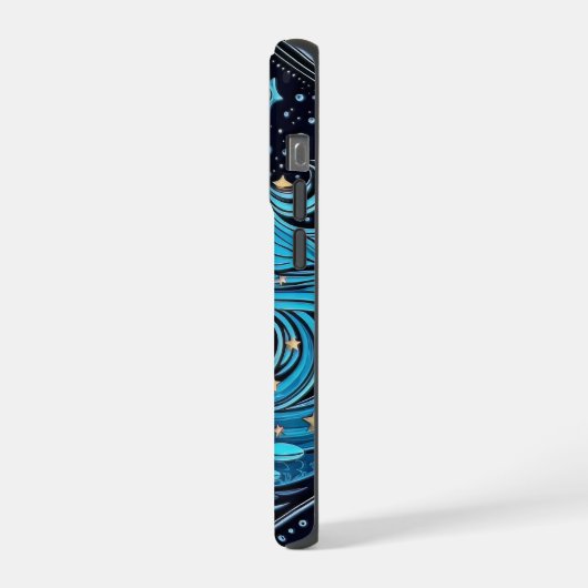 Aquarius Zodiac iPhone Hoesje (Linkerkant)