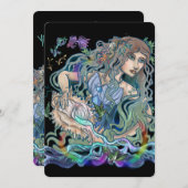 Aquarius Zodiac Kaart (Voorkant / Achterkant)