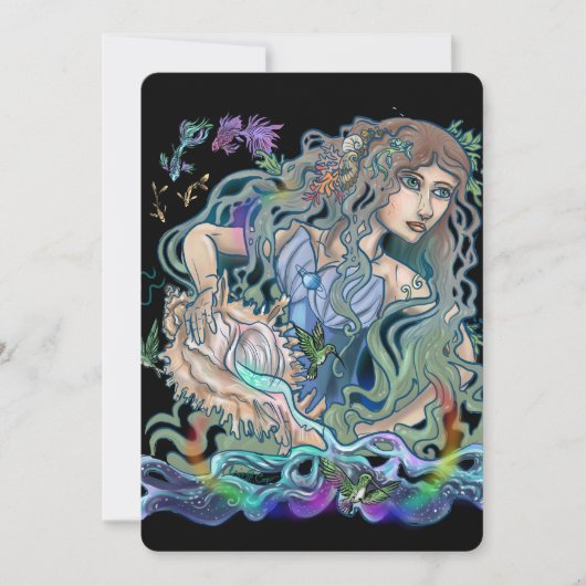 Aquarius Zodiac Kaart (Voorkant)