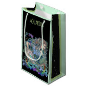 Aquarius Zodiac Klein Cadeauzakje (Voorkant Gekanteld)