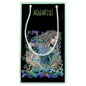 Aquarius Zodiac Klein Cadeauzakje (Voorkant)
