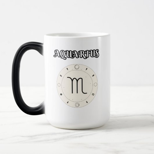 aquarius zodiac magische mok (Links)