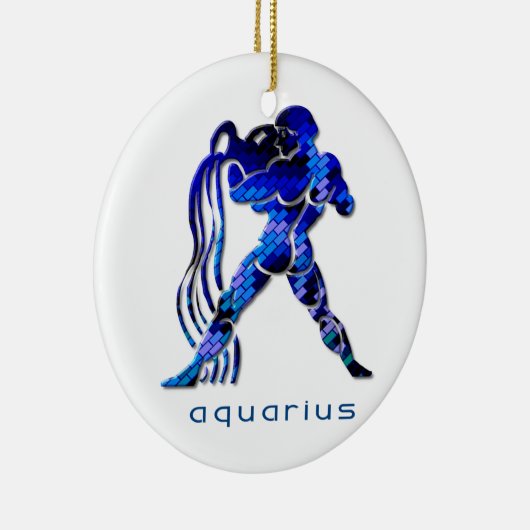 Aquarius Zodiac Ornament (Rechts)