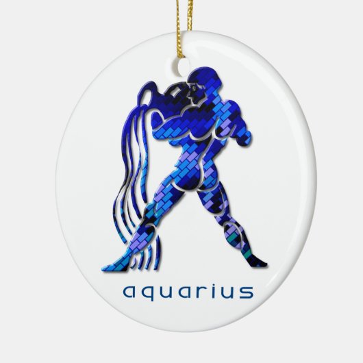 Aquarius Zodiac Ornament (Links)
