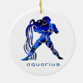 Aquarius Zodiac Ornament (Achterkant)
