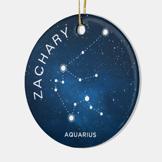 Aquarius Zodiac Ornament Gepersonaliseerde Zodiac  (Links)