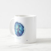Aquarius Zodiac özel Galaxy Coffee Mug Koffiemok (Voorkant links)