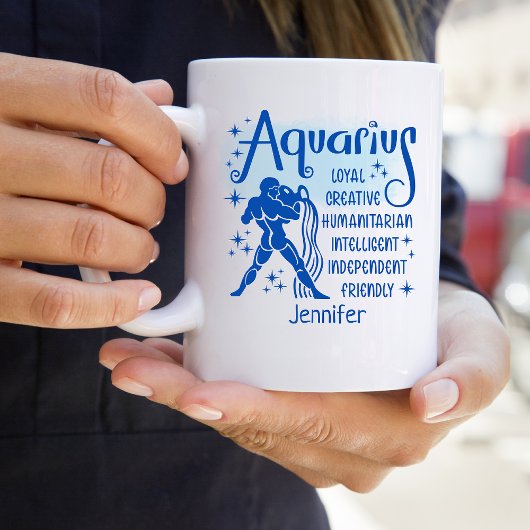 Aquarius Zodiac Personalized Traits Horoscope Koffiemok