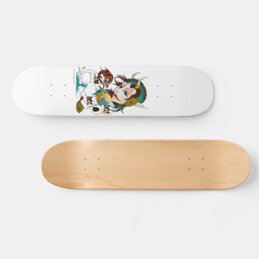 aquarius zodiac persoonlijk skateboard (Horizontaal)