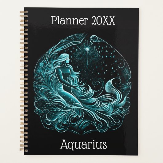 Aquarius Zodiac Planner (Voorkant)