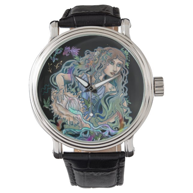 Aquarius Zodiac pols horloge (Voorkant)