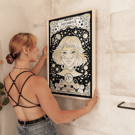 Aquarius Zodiac Poster - Innovatief en Uniek