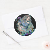 Aquarius Zodiac Ronde Sticker (Envelop)