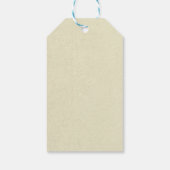 Aquarius Zodiac Sign Abstract Art  Cadeaulabel (Achterkant)