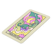 Aquarius Zodiac Sign Abstract Art Magneet (Linkerzijde)