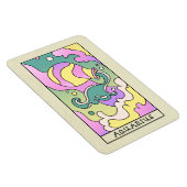 Aquarius Zodiac Sign Abstract Art Magneet (Rechterzijde)