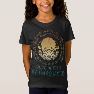 Aquarius Zodiac Sign - Aquarius Personality Featur T-shirt