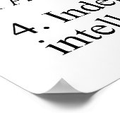 Aquarius Zodiac Sign | Astrologie Horoscope Poster (Hoek)