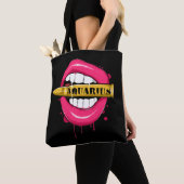 Aquarius Zodiac Sign Birthday January February Tote Bag (Dichtbij)
