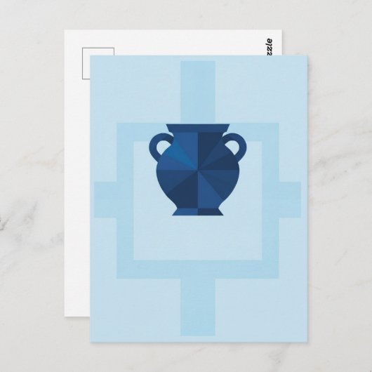 Aquarius Zodiac Sign Briefkaart (Voorkant / Achterkant)