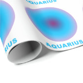 Aquarius Zodiac Sign Cadeaupapier (Rol Hoek)