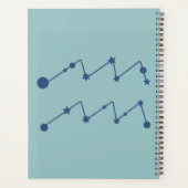 Aquarius Zodiac Sign Calendar Planner (Achterkant)