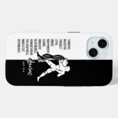 Aquarius Zodiac Sign Case-Mate iPhone Case (Achterkant (horizontaal))