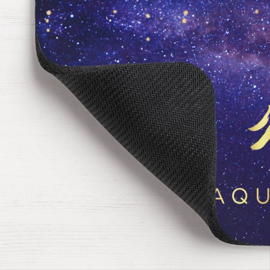 Aquarius Zodiac Sign Computer Mousepad Muismat (Hoek)