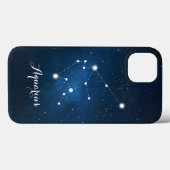 Aquarius Zodiac Sign Constellation Case-Mate iPhone Case (Achterkant (horizontaal))