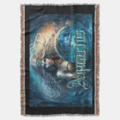 Aquarius Zodiac Sign Deken (Voorkant Verticaal)