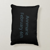 Aquarius Zodiac Sign Fun Quote Modern Accent Kussen (Achterkant (Verticaal))