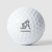 Aquarius Zodiac Sign Golf Balls Golfballen (Voorkant)