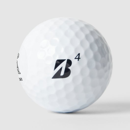 Aquarius Zodiac Sign Golf Balls Golfballen (Logo)