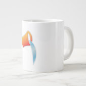 Aquarius Zodiac Sign Grote Koffiekop (Voorkant rechts)