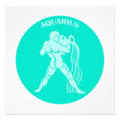 Aquarius, Zodiac Sign, Horoscope, Astrology Foto Afdruk (Voorkant)