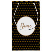 Aquarius Zodiac Sign Klein Cadeauzakje (Achterkant)