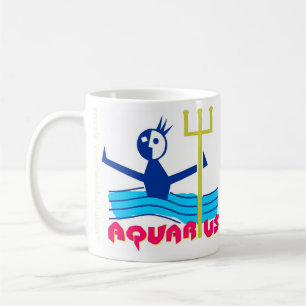 Aquarius Zodiac Sign Koffiemok
