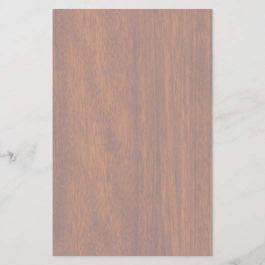 Aquarius Zodiac Sign Mahogany Style Flyer (Achterkant)